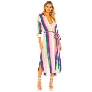 Le Superbe Girlfriend Dress in Kerala Stripe